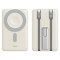 Rock P50 5-in-1 Magnetic Power Bank 10000mAh - Beige