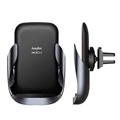 Rock W23 Gravity Air Vent Car Holder / Qi Wireless Charger - Black