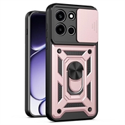 OnePlus Nord 6 Rotary Ring Hybrid Case with Camera Shield - Rose Gold