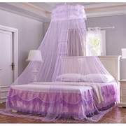 Round Dome Mosquito Net for 1.8m Bed - Purple