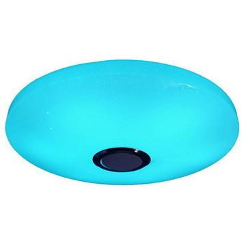Round Smart LED Ceiling Light with Bluetooth Speaker and Remote Control - 60W - 33cm