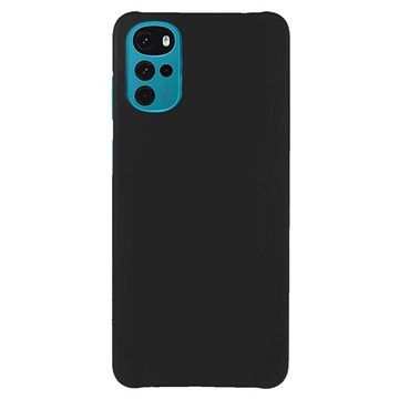 Motorola Moto G22 Rubberized Plastic Case - Black