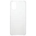 Motorola Moto G22 Rubberized Plastic Case - Transparent