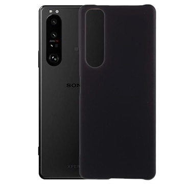 Sony Xperia 1 III Rubberized Plastic Case - Black