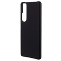 Sony Xperia 1 III Rubberized Plastic Case - Black