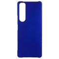 Sony Xperia 1 III Rubberized Plastic Case - Blue