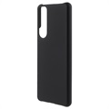 Sony Xperia 5 III Rubberized Plastic Case - Black