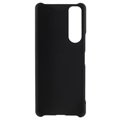 Sony Xperia 5 III Rubberized Plastic Case - Black