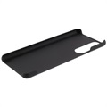 Sony Xperia 5 III Rubberized Plastic Case - Black