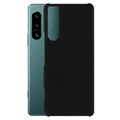 Sony Xperia 1 IV Rubberized Plastic Case - Black