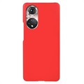 Huawei Nova 9/Honor 50 Rubberized Plastic Case - Red
