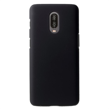 OnePlus 6T Rubberized Plastic Case - Black