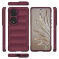 Rugged Series Honor 70 Pro TPU Case - Wine Red