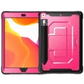 Rugged Series iPad 10.2 2019/2020/2021 Hybrid Case with Kickstand - Hot Pink