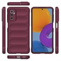 Rugged Series Samsung Galaxy M52 5G TPU Case - Wine Red