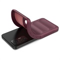 Rugged Series Xiaomi 12 Lite TPU Case - Wine Red