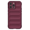 Rugged Series iPhone 14 Pro Max TPU Case - Wine Red
