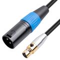 SA119GXK108BU Mini XLR Female to XLR Male Microphone Cable