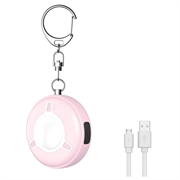 SC300 130dB Personal Safety Alarm with LED Strobe Flashlight - Pink