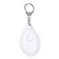Safe Sound Personal Alarm Keychain 130db Self Defense Alarm Emergency Flashlight - White