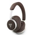 Guess Saffiano Triangle Logo ENC Wireless Headphone - Brown
