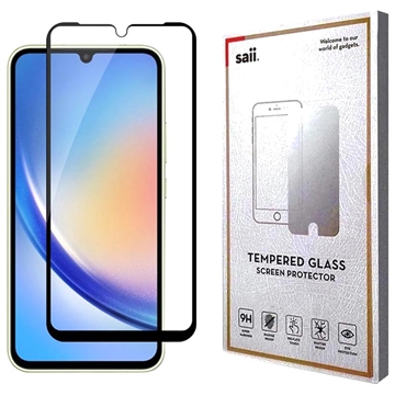 Saii 2.5D Premium Samsung Galaxy A34 5G Screen Protector - 9H - 2 Pcs.