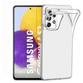 Saii 2-in-1 Samsung Galaxy A53 5G TPU Case & Tempered Glass Screen Protector