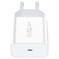 Saii 20W PD Charger and Lightning Cable - EU plug - White