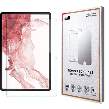 Saii 3D Premium Samsung Galaxy Tab S7+/S8+ Screen Protector - 2 Pcs.