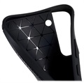 Saii Carbon Fiber Samsung Galaxy S22+ 5G TPU Case - Black