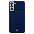 Saii Carbon Fiber Samsung Galaxy S22+ 5G TPU Case - Blue