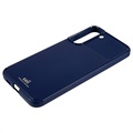 Saii Carbon Fiber Samsung Galaxy S22+ 5G TPU Case - Blue