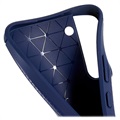 Saii Carbon Fiber Samsung Galaxy S22+ 5G TPU Case - Blue