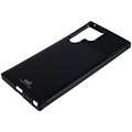 Saii Carbon Fiber Samsung Galaxy S22 Ultra 5G TPU Case - Black