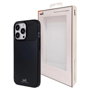 Saii Carbon Fiber iPhone 13 Pro TPU Case - Black