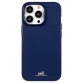 Saii Carbon Fiber iPhone 13 Pro Max TPU Case - Blue