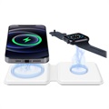 Saii Dual Magnetic Wireless Charger - 15W - White