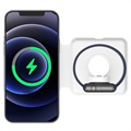 Saii Dual Magnetic Wireless Charger - 15W - White