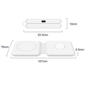 Saii Dual Magnetic Wireless Charger - 15W - White