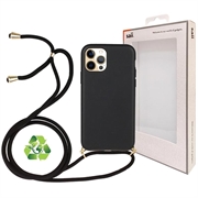 Saii Eco Line iPhone 12 Pro Max Case with Strap - Black