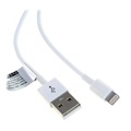 Saii Lightning / USB Cable - iPhone, iPad, iPod - 1m - White