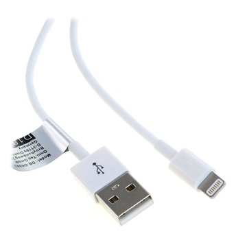 Saii Lightning / USB Cable - iPhone, iPad, iPod - 1m - White