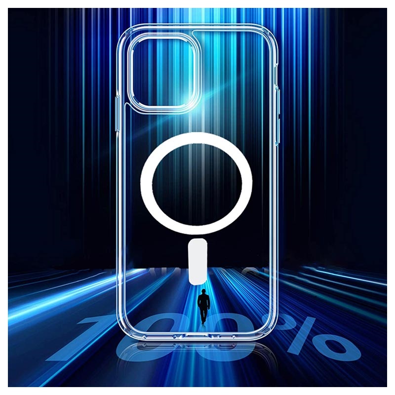 Saii Magnetic Series iPhone 13 Hybrid Case - Transparent