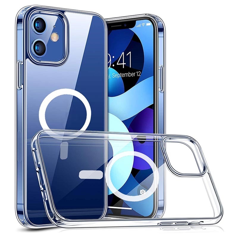Saii Magnetic Series Iphone 12 Mini Hybrid Case Transparent