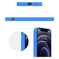 Saii Premium iPhone 13 Liquid Silicone Case - Blue