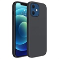 Saii Premium Liquid iPhone 12 mini Silicone Case - Black