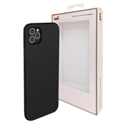 Saii Premium iPhone 12/12 Pro Liquid Silicone Case - Black