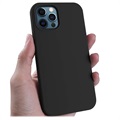 Saii Premium iPhone 14 Pro Max Liquid Silicone Case - Black