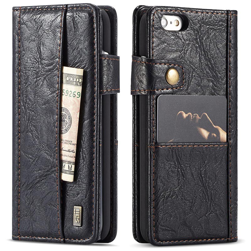 Iphone 6 Plus 6s Plus Saii Retro Multi Slot Wallet Case