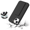 Saii iPhone 13 Silicone Case with Hand Strap - Black